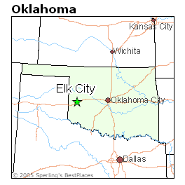 map of elk city ok Elk City Oklahoma Cost Of Living map of elk city ok