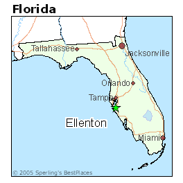 Map Of Ellenton Florida 2018