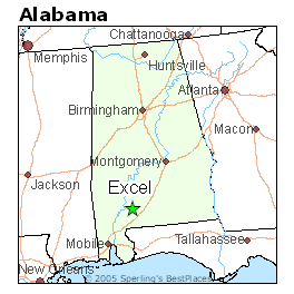 best places to live in excel alabama compare lists excel