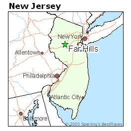 is new jersey far from new york