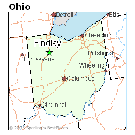 map of findlay ohio Best Places To Live In Findlay Ohio map of findlay ohio