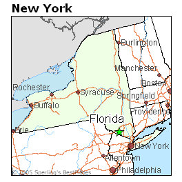 Map From Florida To New York 2018