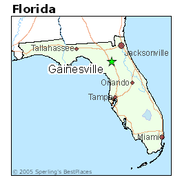 Where Is Gainesville Florida On The Map