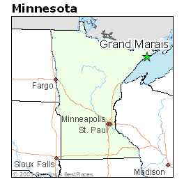 Grand Marais Mn Map Best Places To Live In Grand Marais, Minnesota