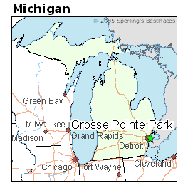 Grosse Pointe Michigan Map Best Places To Live In Grosse Pointe Park, Michigan