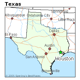 houston on a map Houston Texas Cost Of Living houston on a map