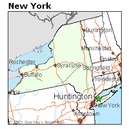 Huntington New York Map