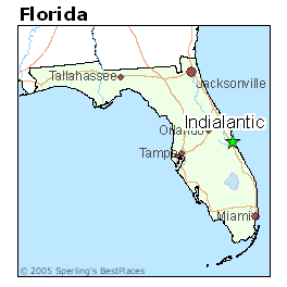 Map Of Indialantic Florida 2018