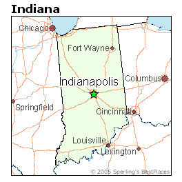 Indianapolis In On Map Best Places To Live In Indianapolis, Indiana