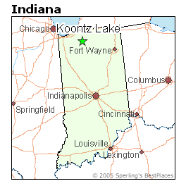 Koontz Lake Indiana Map Best Places To Live In Koontz Lake, Indiana