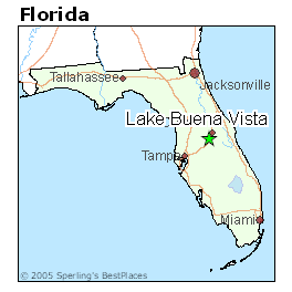 Map Of Lake Buena Vista Florida 2018