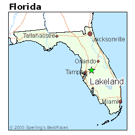 Map Lakeland Florida 2018