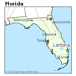 Map Of Lantana Florida 2018