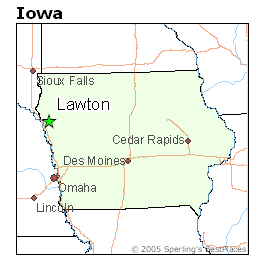 lawton iowa ia city places live