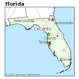Map Of Lecanto Florida 2018