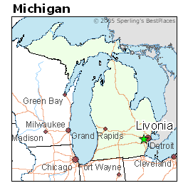 Best Places to Live in Livonia, Michigan