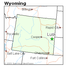 Image result for lusk wyoming map