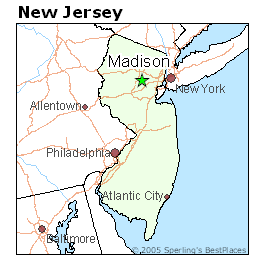 how far is madison nj from nyc