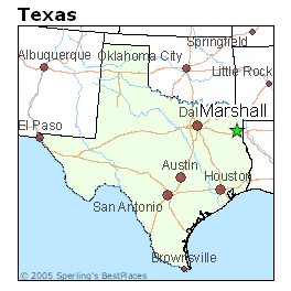 Image result for marshall tx map
