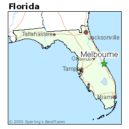 Where Is Melbourne Florida On The Map