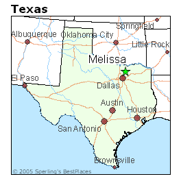 Image result for melissa TX map
