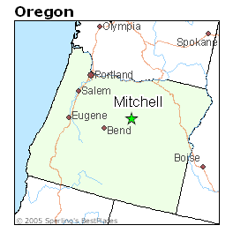 Image result for Oregon Mitchell map