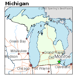 Best Places to Live in Monroe, Michigan