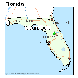 Map Of Mt Dora Florida