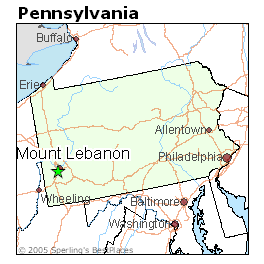 Lebanon Pa Zip Code Map Best Places To Live In Mount Lebanon, Pennsylvania