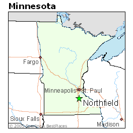 map of northfield minnesota Best Places To Live In Northfield Minnesota map of northfield minnesota