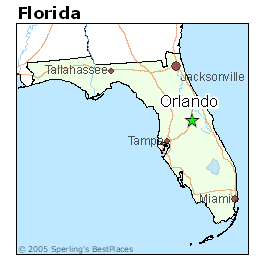 Map Of Florida Showing Orlando 2018