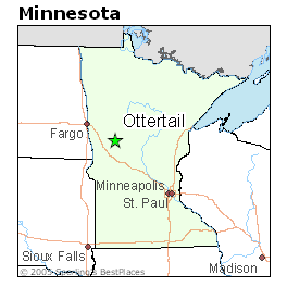 Map Of Otter Tail County Minnesota Best Places To Live In Ottertail, Minnesota