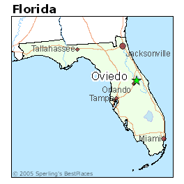 Map Of Oviedo Florida 2018