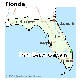 Map Of Palm Beach Gardens Florida 2018