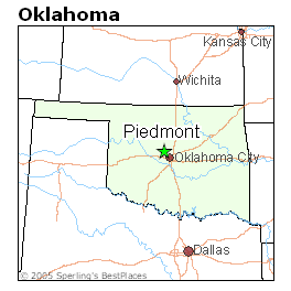 Map Of Piedmont Oklahoma Best Places To Live In Piedmont, Oklahoma