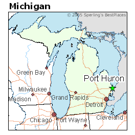 port huron michigan map Port Huron Michigan Cost Of Living port huron michigan map