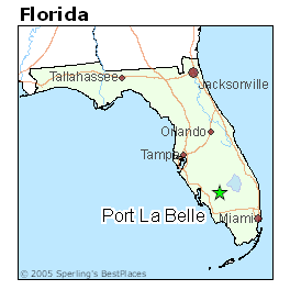 la belle florida map port