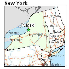 Pulaski New York Map - Anitra Mechelle