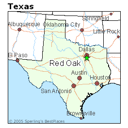 Red Oak Texas Map - Shina Dorolisa