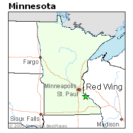 Best to Live in Red Wing, Minnesota