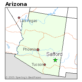 Image result for safford AZ map
