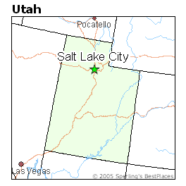 salt lake city on map of utah Salt Lake City Utah Cost Of Living salt lake city on map of utah
