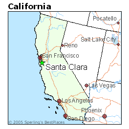 santa clara county california map Santa Clara California Cost Of Living santa clara county california map