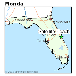Map Of Satellite Beach Florida 2018