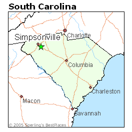 Zoning Map  Simpsonville South Carolina