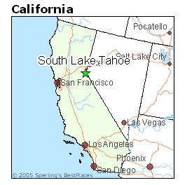 lake tahoe california map South Lake Tahoe California Cost Of Living lake tahoe california map