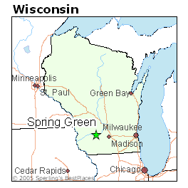 Spring Green Wisconsin Map Best Places To Live In Spring Green, Wisconsin