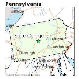 State College Pa Map Best Places To Live In State College, Pennsylvania