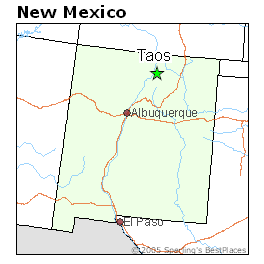 map of taos new mexico Taos New Mexico Cost Of Living map of taos new mexico