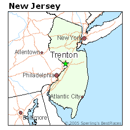 how far is trenton new jersey from new york city